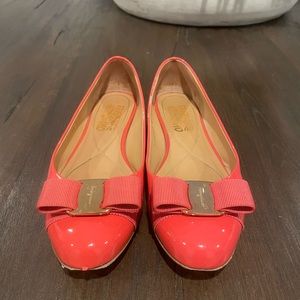 Salvatore Ferragamo Varina Ballet Flat in Pink